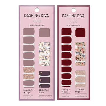 Dashing Diva Gloss Nail Strips Sin UV: aplicación cómoda.