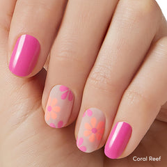 Dashing Diva, pegatinas gel uñas Palm Beach, aplicación rápida.