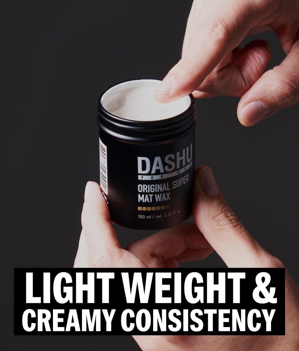 DASHU envase original de cera para cabello, fácil uso diario