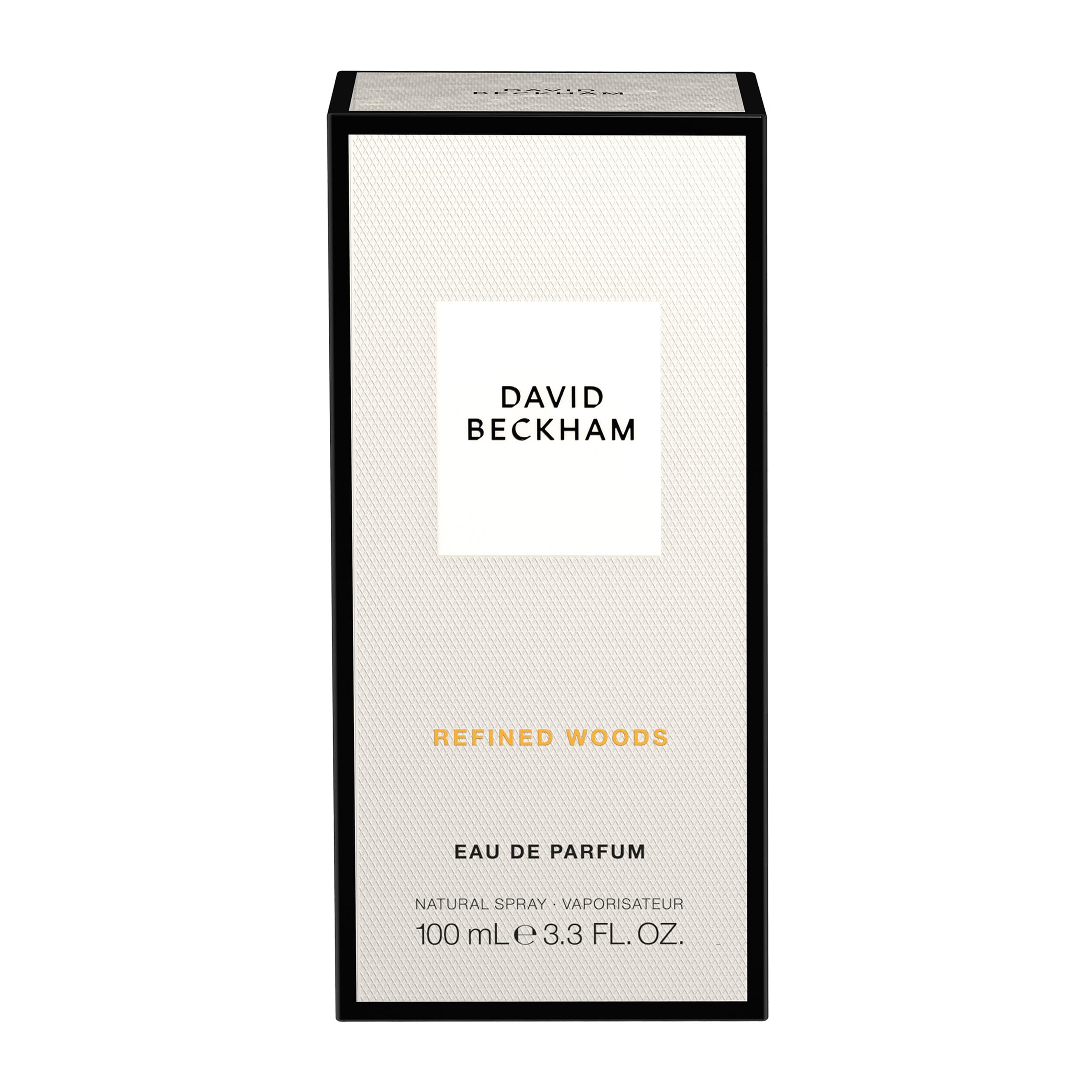 David Beckham Refined Woods, atomizador para aplicación suave y precisa.