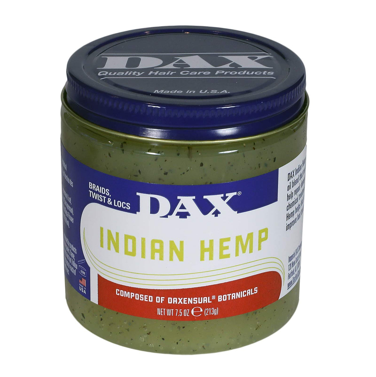 Acondicionador capilar DAX Indian Hemp sin olor para sellar humedad y suavizar la textura.