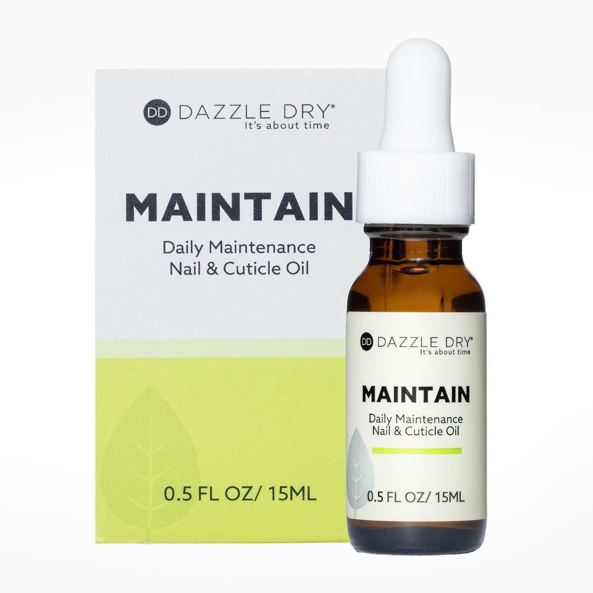 Aceite Dazzle Dry para uñas y cutículas, hidratación suave y revitalizante.