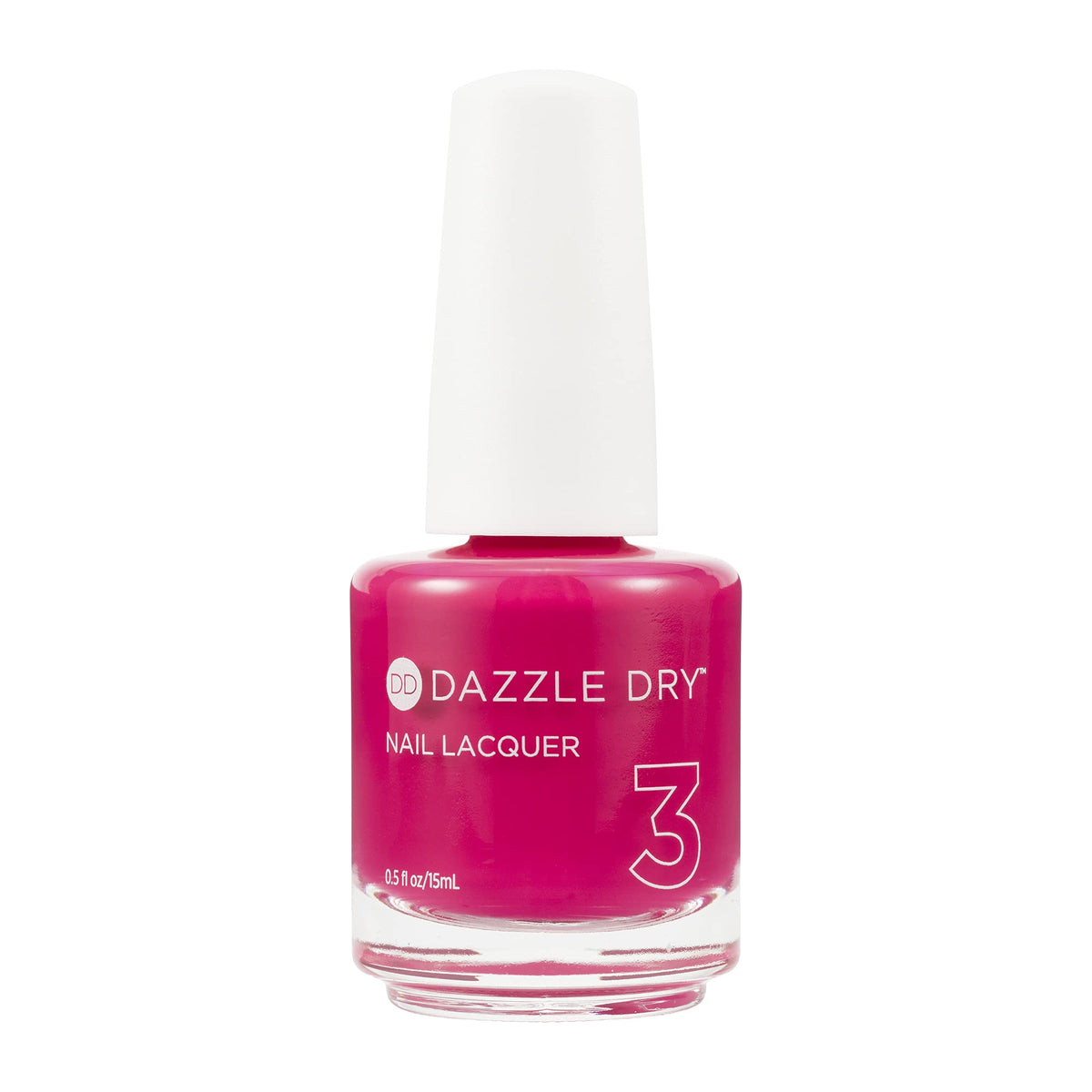 Dazzle Dry The Duchess laca rosa fresa, cobertura total para uñas definidas