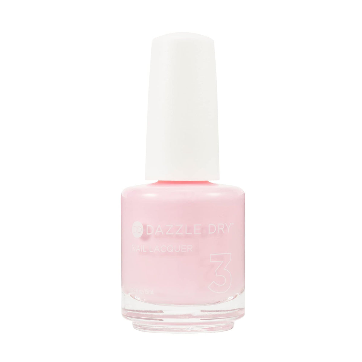 Esmalte Dazzle Dry Yoga Mamá rosa chicle, acabado cremoso para uñas.