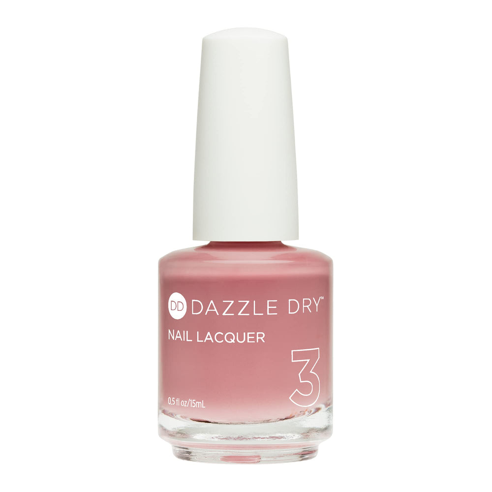 Dazzle Dry Esmalte uñas paso3 menos es mauve, cobertura suave y duradera.