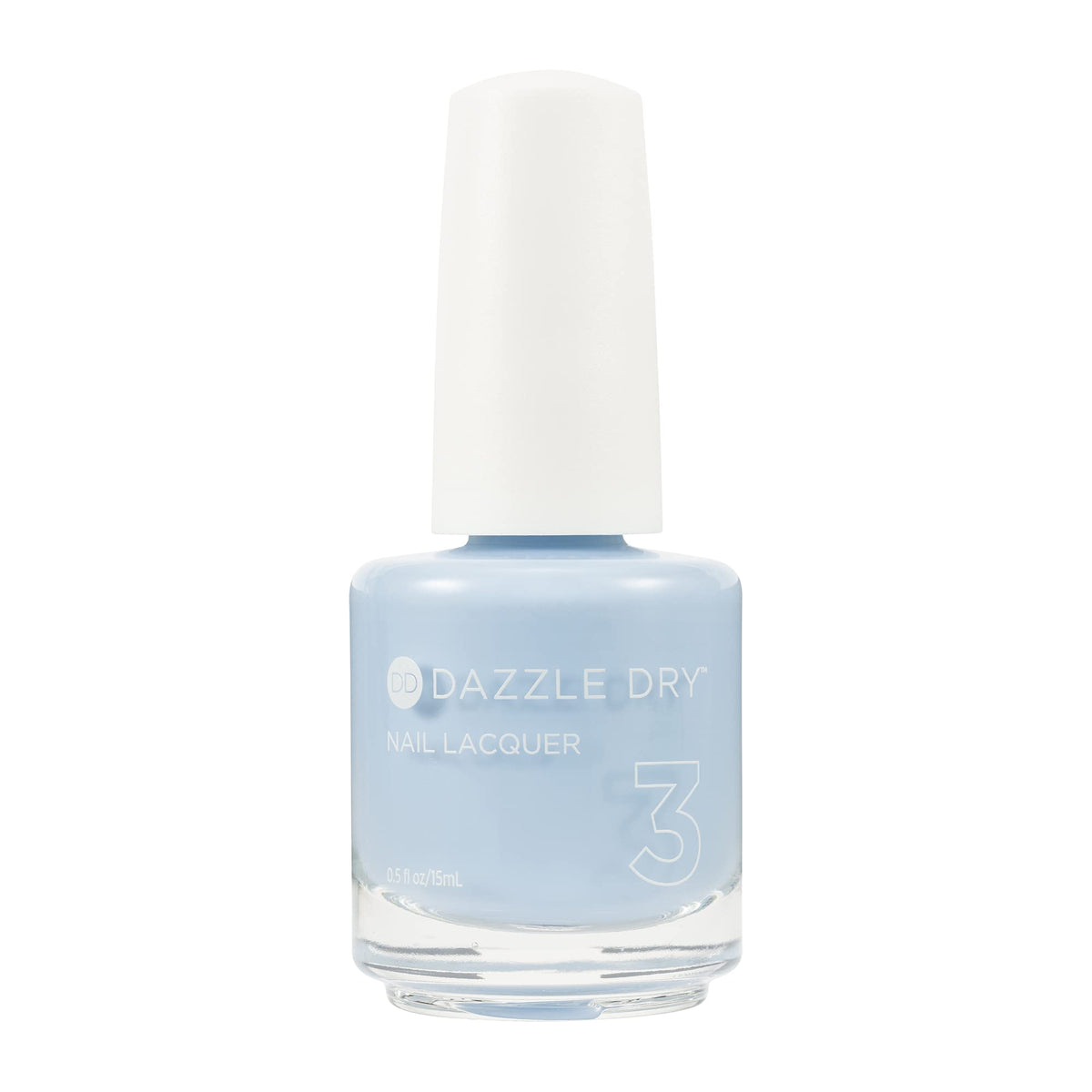 Dazzle Dry Paso 3 Loción Por Favor en botella, color azul polvo con secado rápido