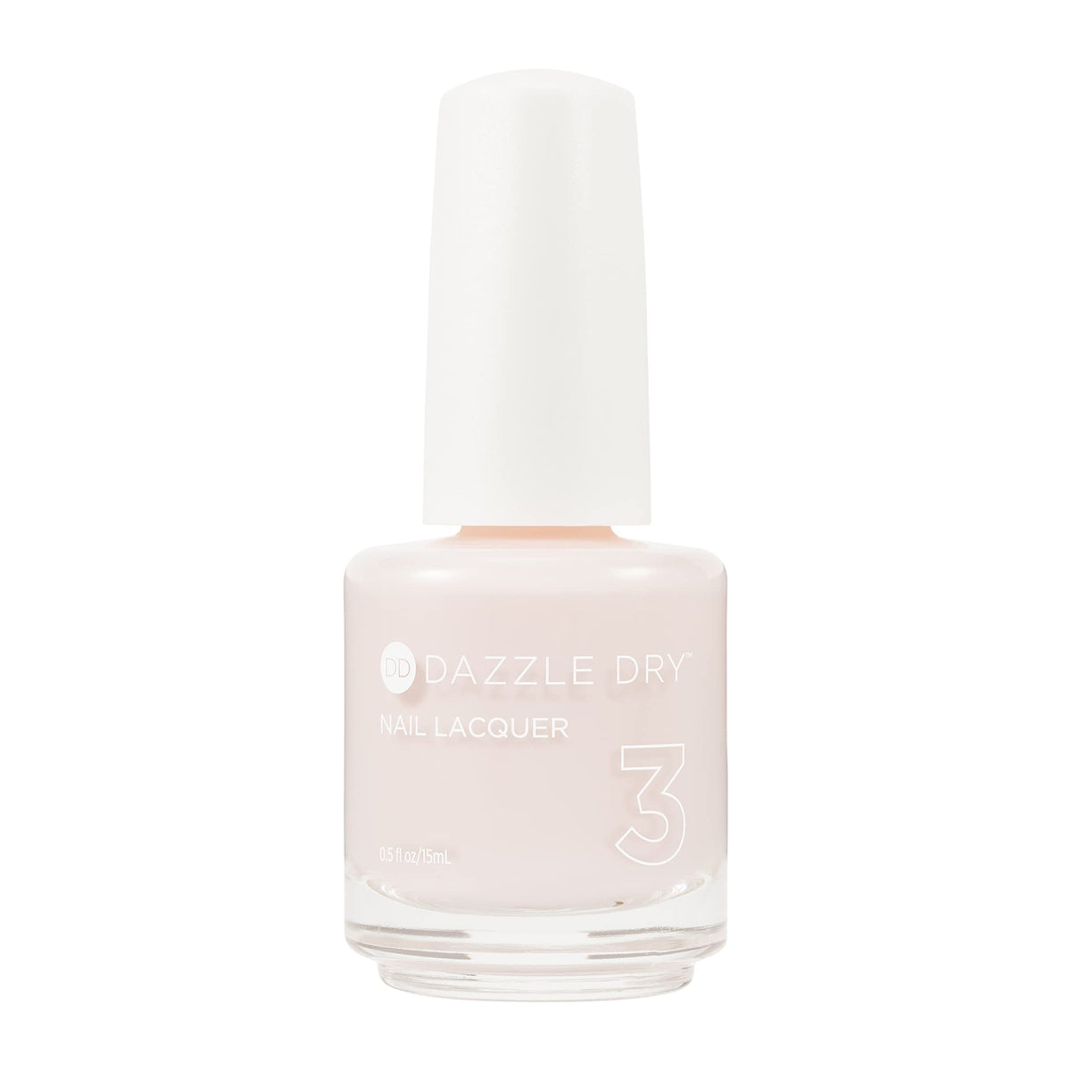 Dazzle Dry Toque de Amor: laca uñas rosa palido para acabado suave y duradero.