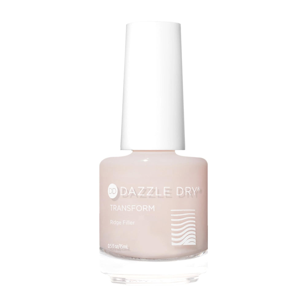 Dazzle Dry Transform Ridge Filler envase de 15 ml para acabado suave.