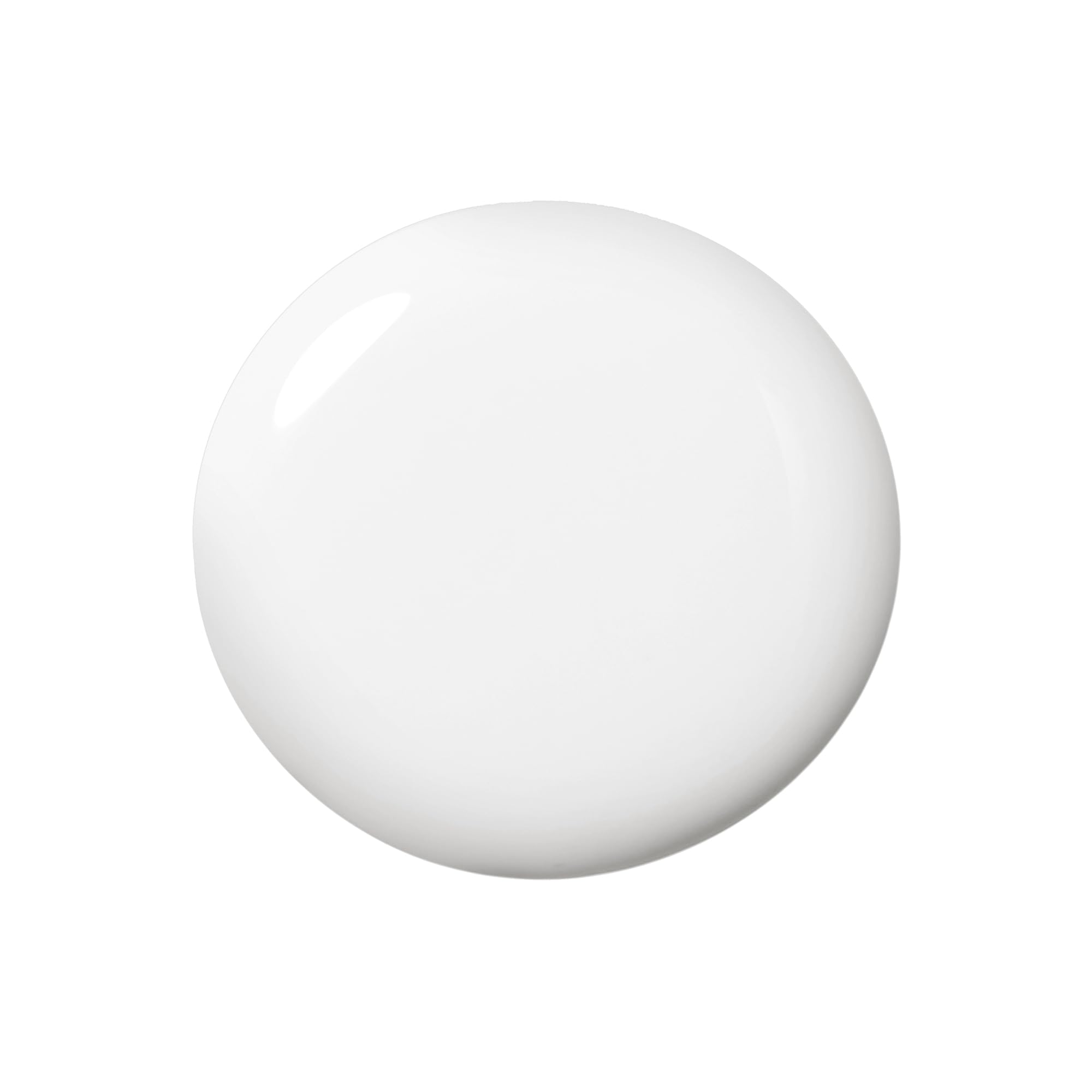 Dazzle Dry White Lightning brush stroke during application.