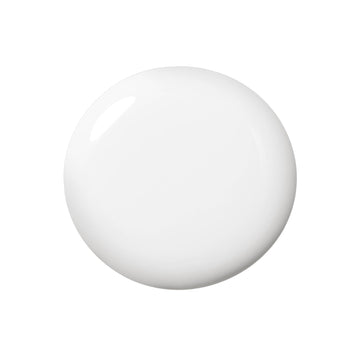 Dazzle Dry White Lightning brush stroke during application.
