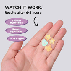 Parche Dazzlook flor hidrocoloide, colores brillantes para cubrir imperfecciones