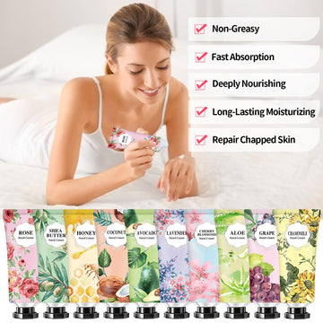 DBEAUTYM crema de manos adecuada para todas las pieles, ligera y de rápida absorción
