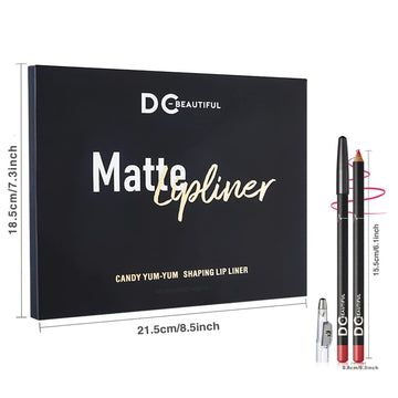 DC-BEAUTIFUL lápiz delineador labial suave y de larga duración para hacer trazos precisos