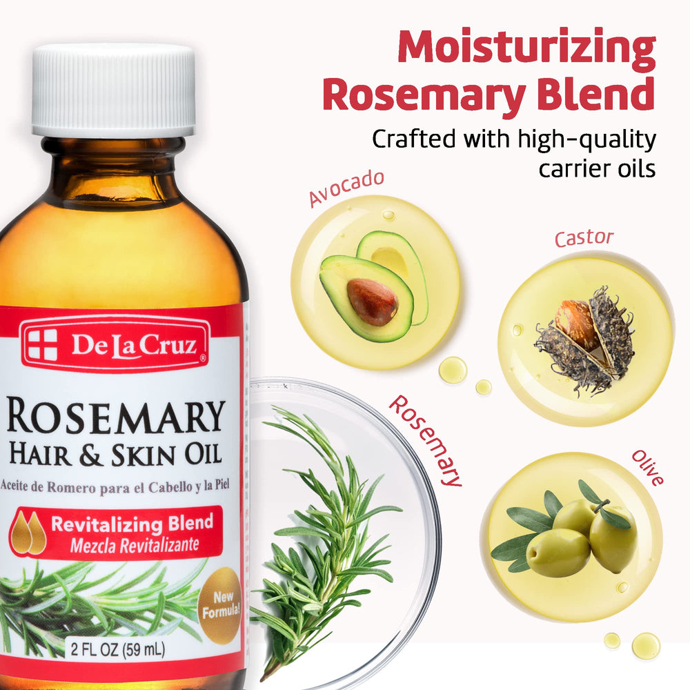 Masaje con De La Cruz aceite de romero en manos