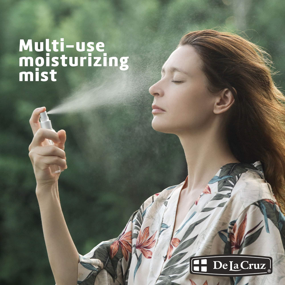 De La Cruz pulverización facial suave para rostro limpio.