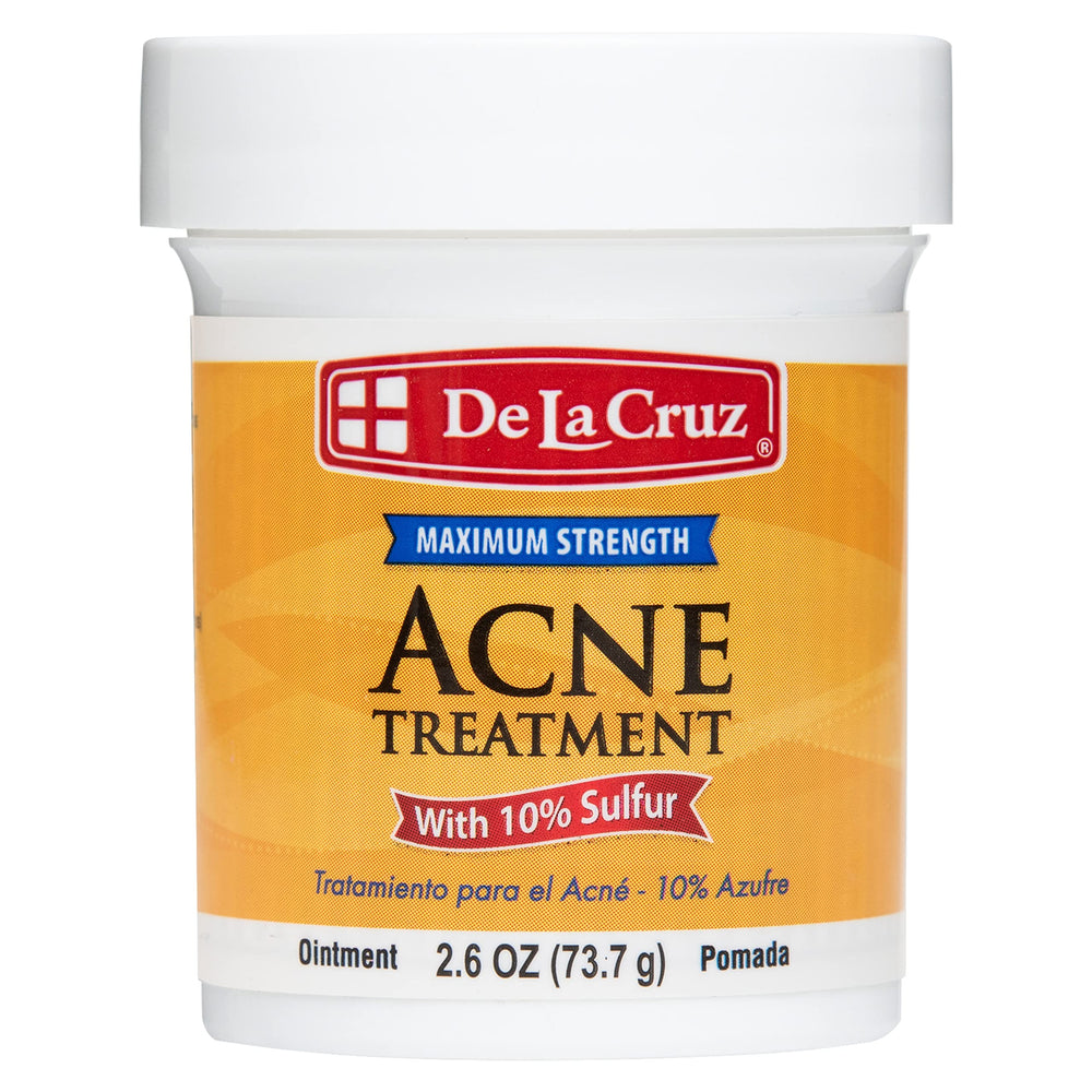 De La Cruz 10% ungüento rostro: posible reducción de imperfecciones.