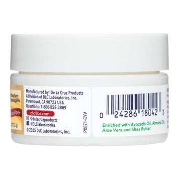 Aceite de aguacate en la crema De La Cruz para nutrición facial