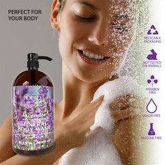 Dead Sea Collection aceite de lavanda para aroma reconfortante durante la ducha.