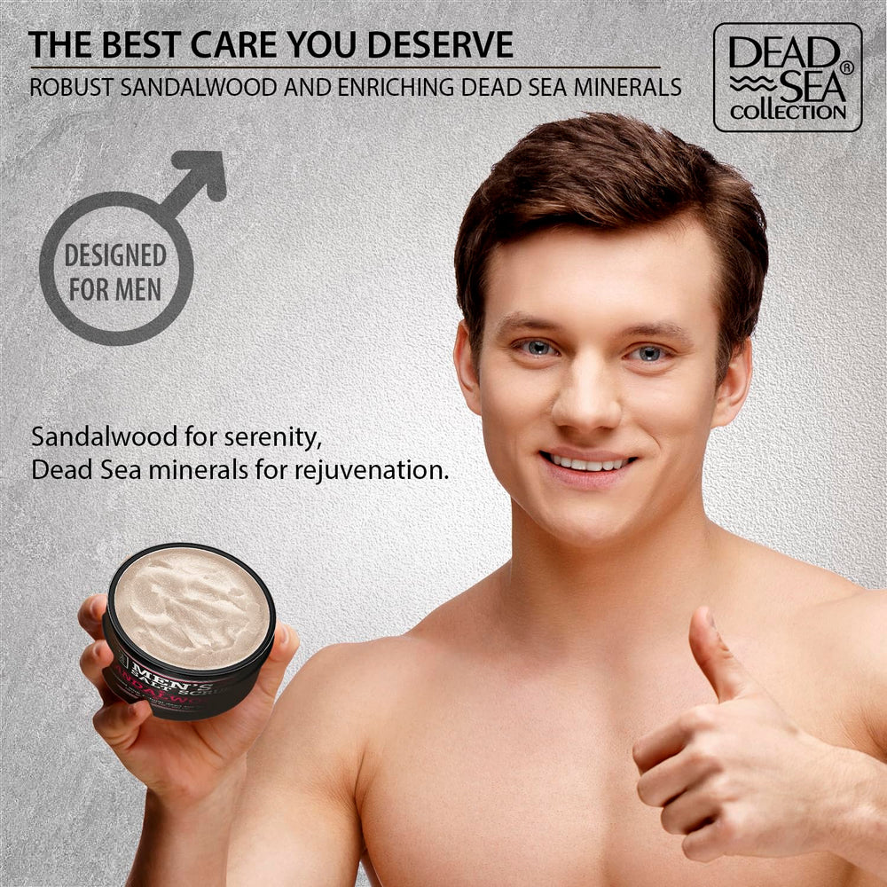 Dead Sea Collection aplicación suave para exfoliar y masajear la piel.