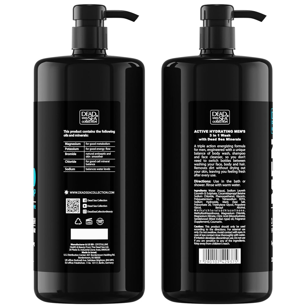 Dead Sea Collection: aroma duradero que acompaña la limpieza de piel y cabello.