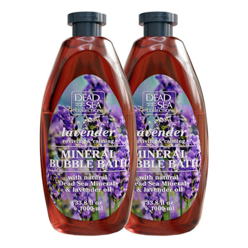 Dead Sea Collection botella de baño con lavanda para hidratación suave