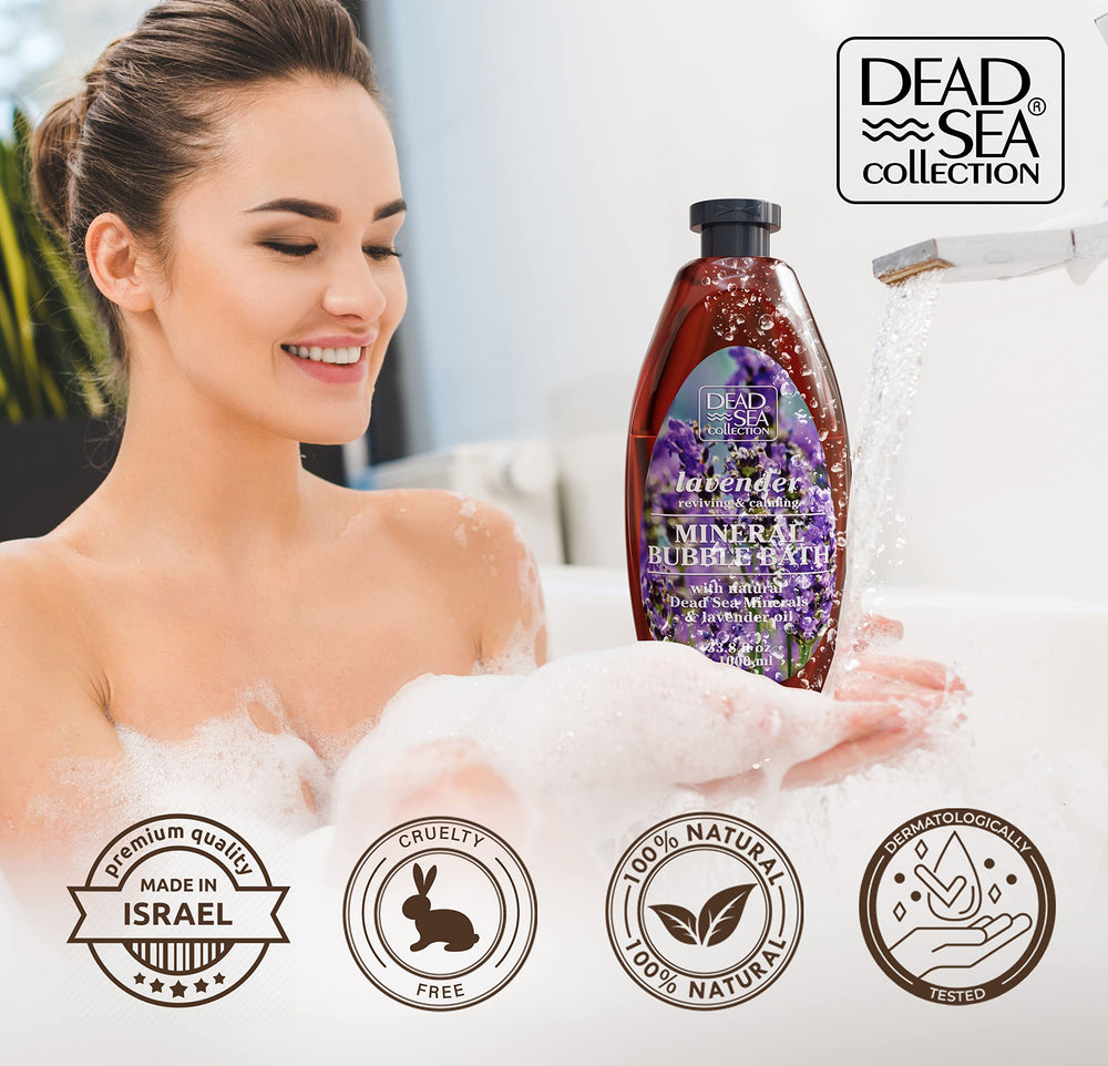 Notas aromáticas que perduran tras el baño Dead Sea Collection