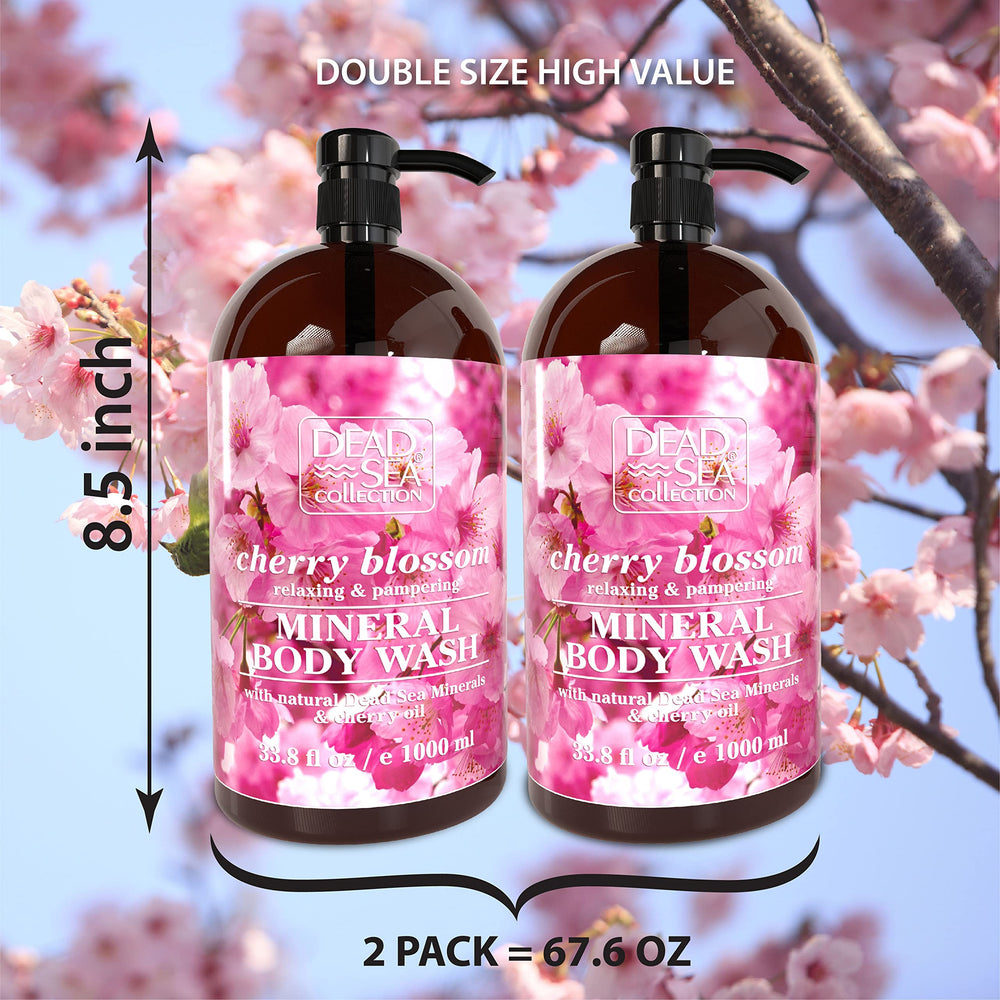 Dead Sea Collection Doble Pack: dos botellas para uso diario con aroma vigorizante.