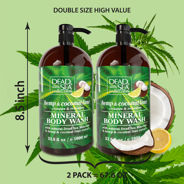 Dead Sea Collection dos botellas pack, comodidad para la rutina diaria