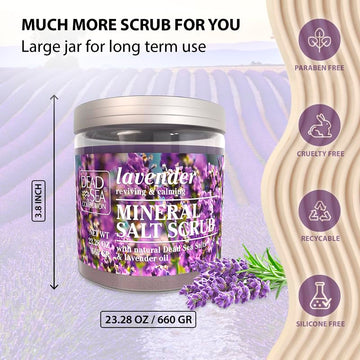 Dead Sea Collection Lavanda: piel sedosa tras la exfoliación