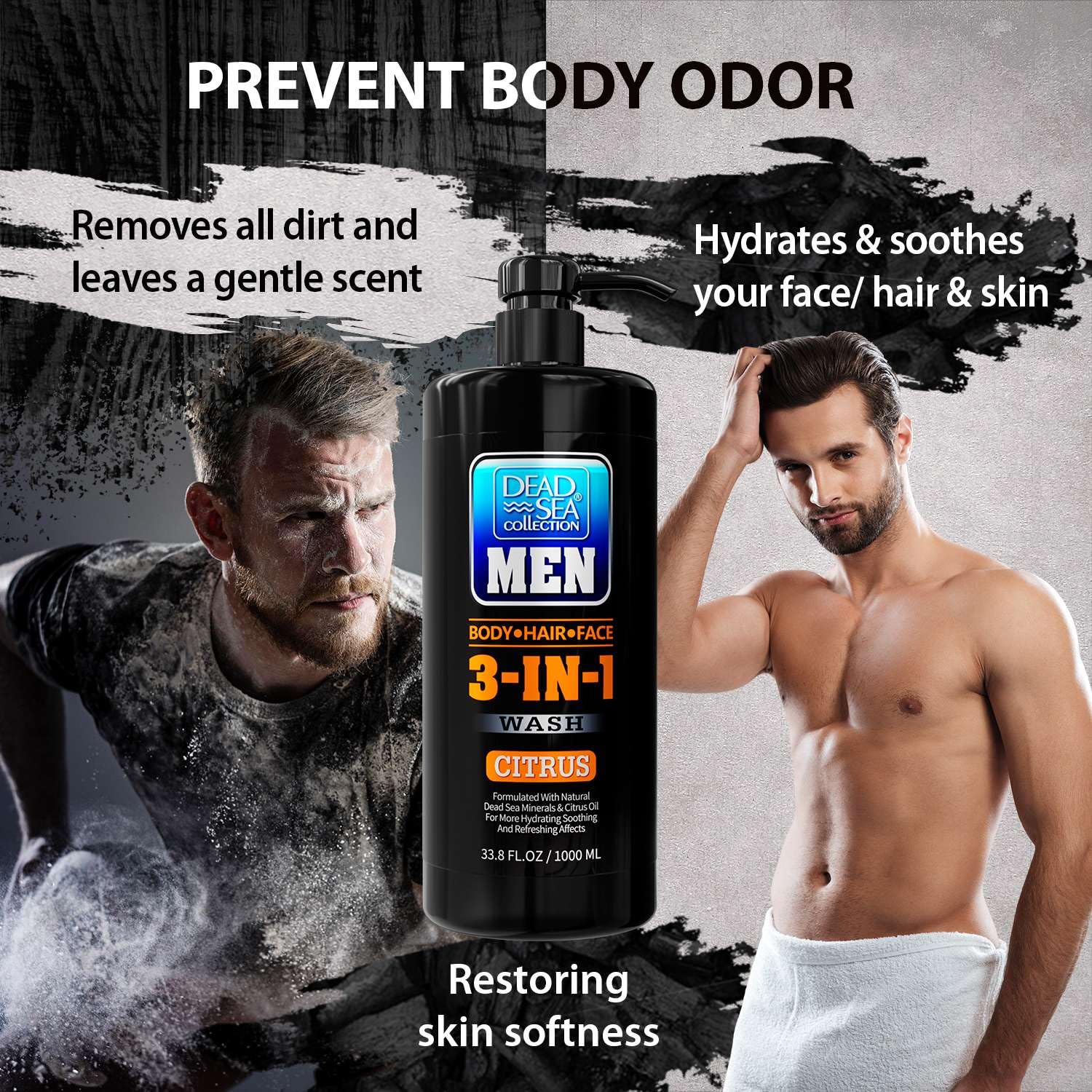Cuidado de cara, cuerpo y cabello con Dead Sea Collection en una botella