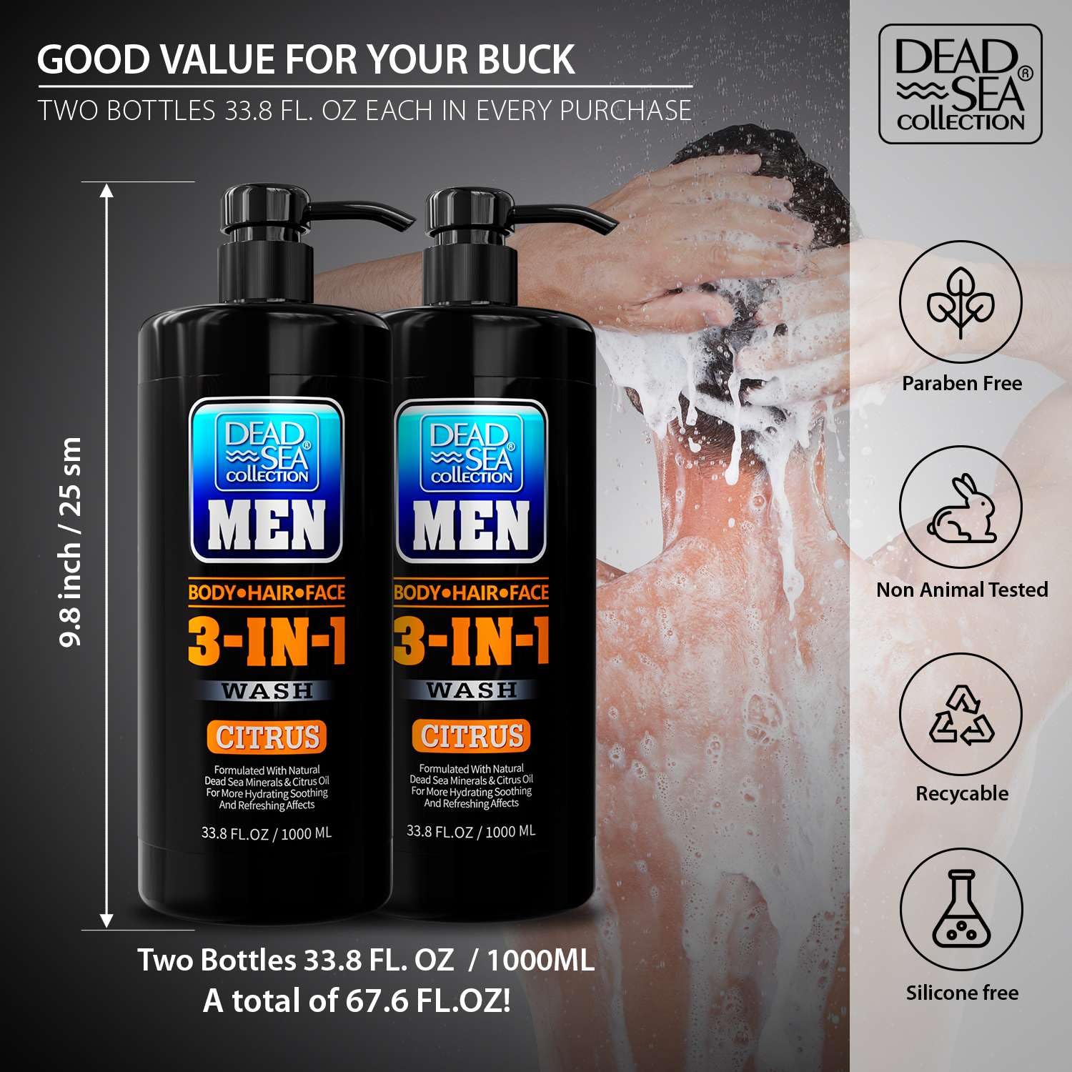 Dispensador o bomba de Dead Sea Collection facilita uso con una mano