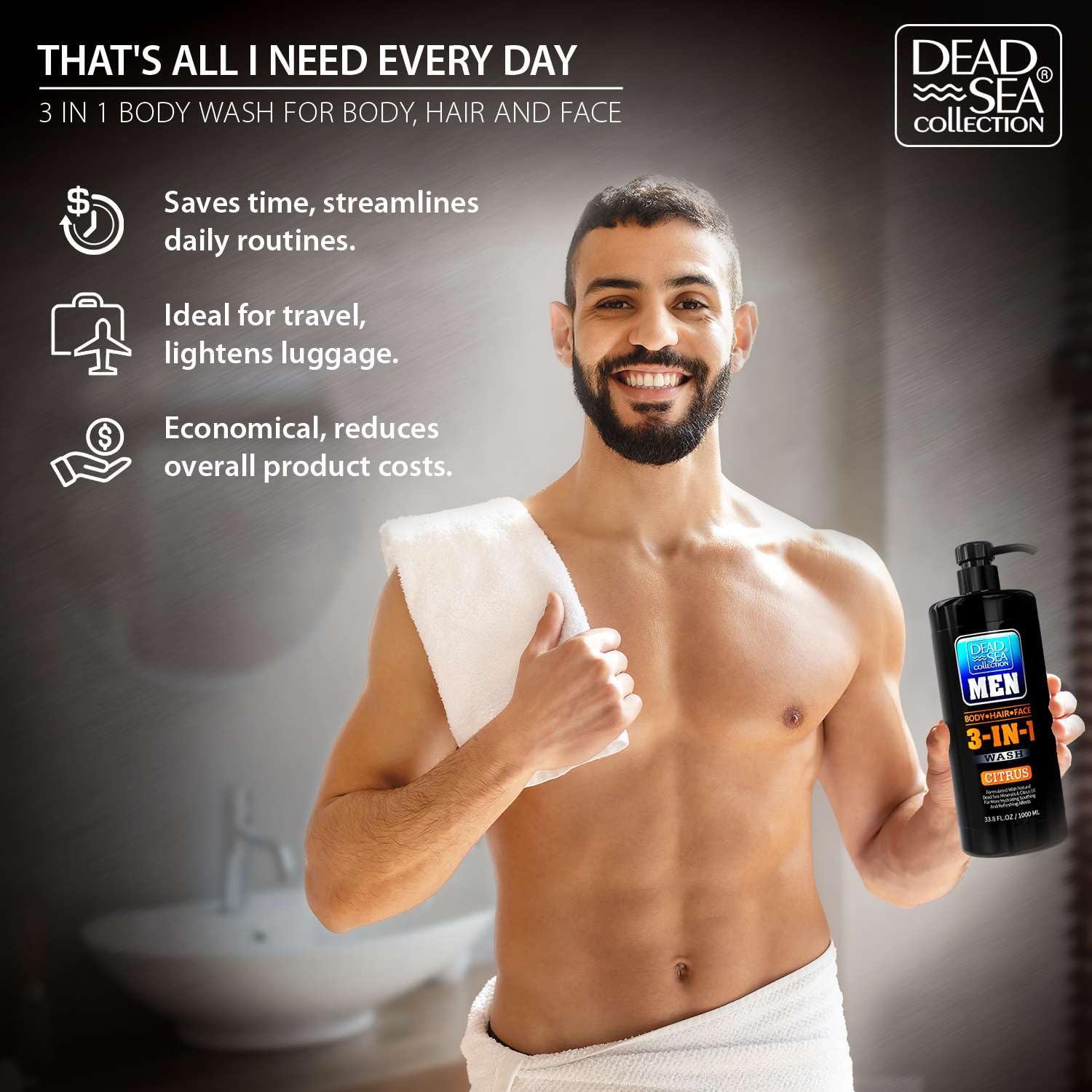 Sensación fresca de Dead Sea Collection tras la ducha