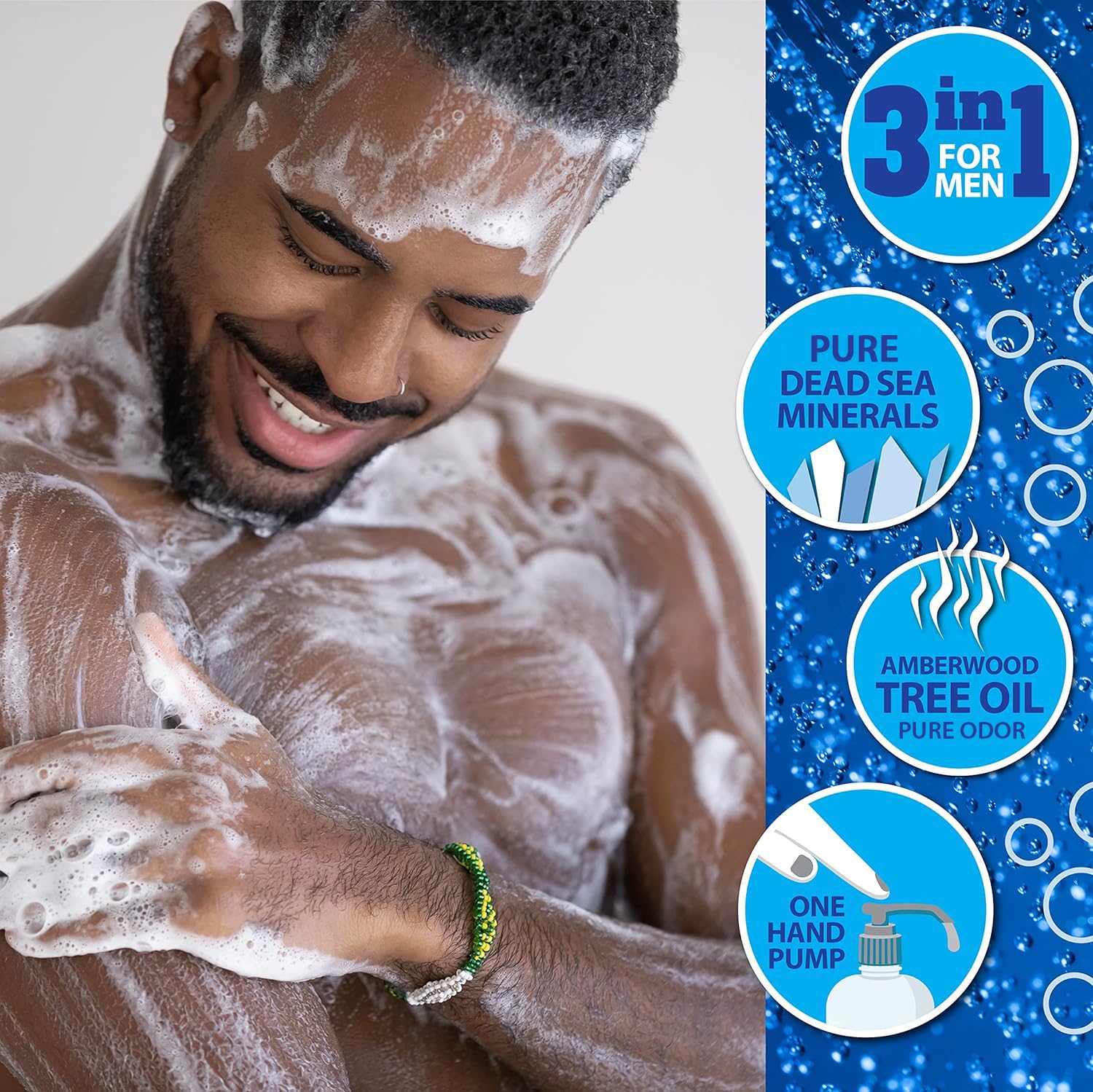 Dead Sea Collection textura cremosa que deja piel suave y flexible.