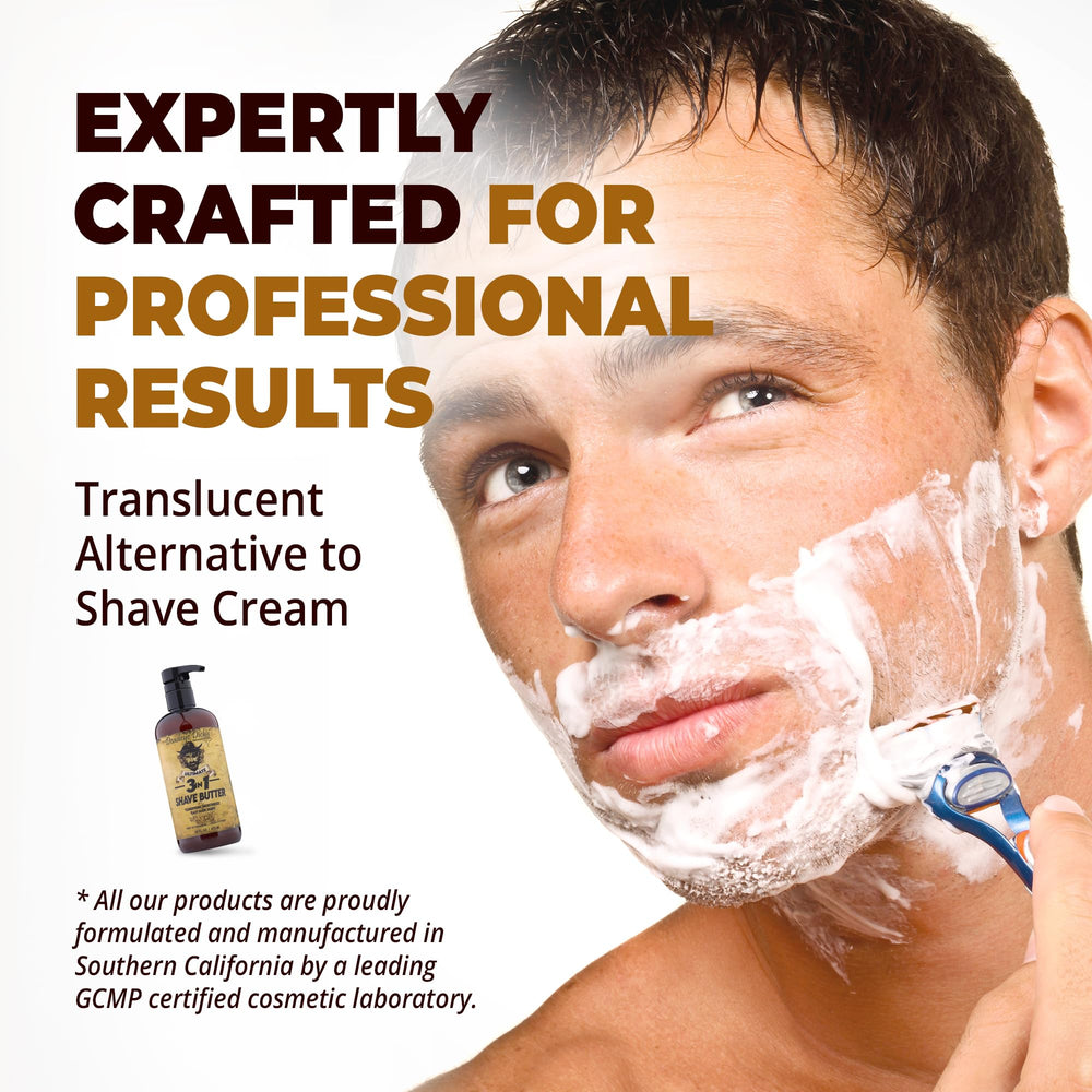 Deadeye Dick's uso cara: crema suave para una afeitada facial sin irritación.