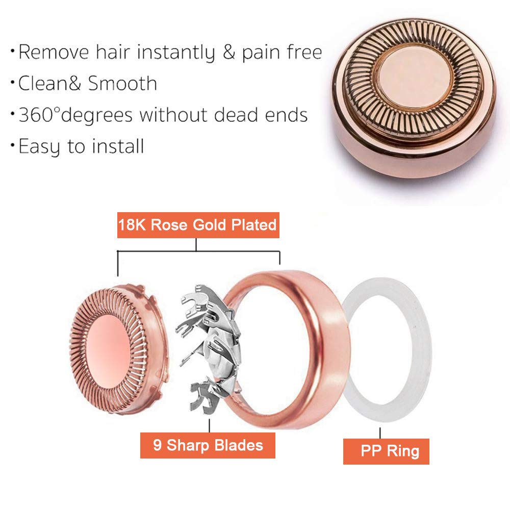 Dealswin cabezas recambio facial fácil de usar con giro sencillo