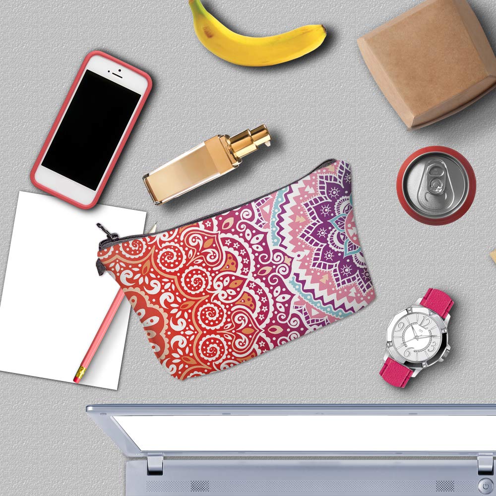 Interior espacioso Deanfun, ideal para organizar cosméticos y accesorios pequeños.