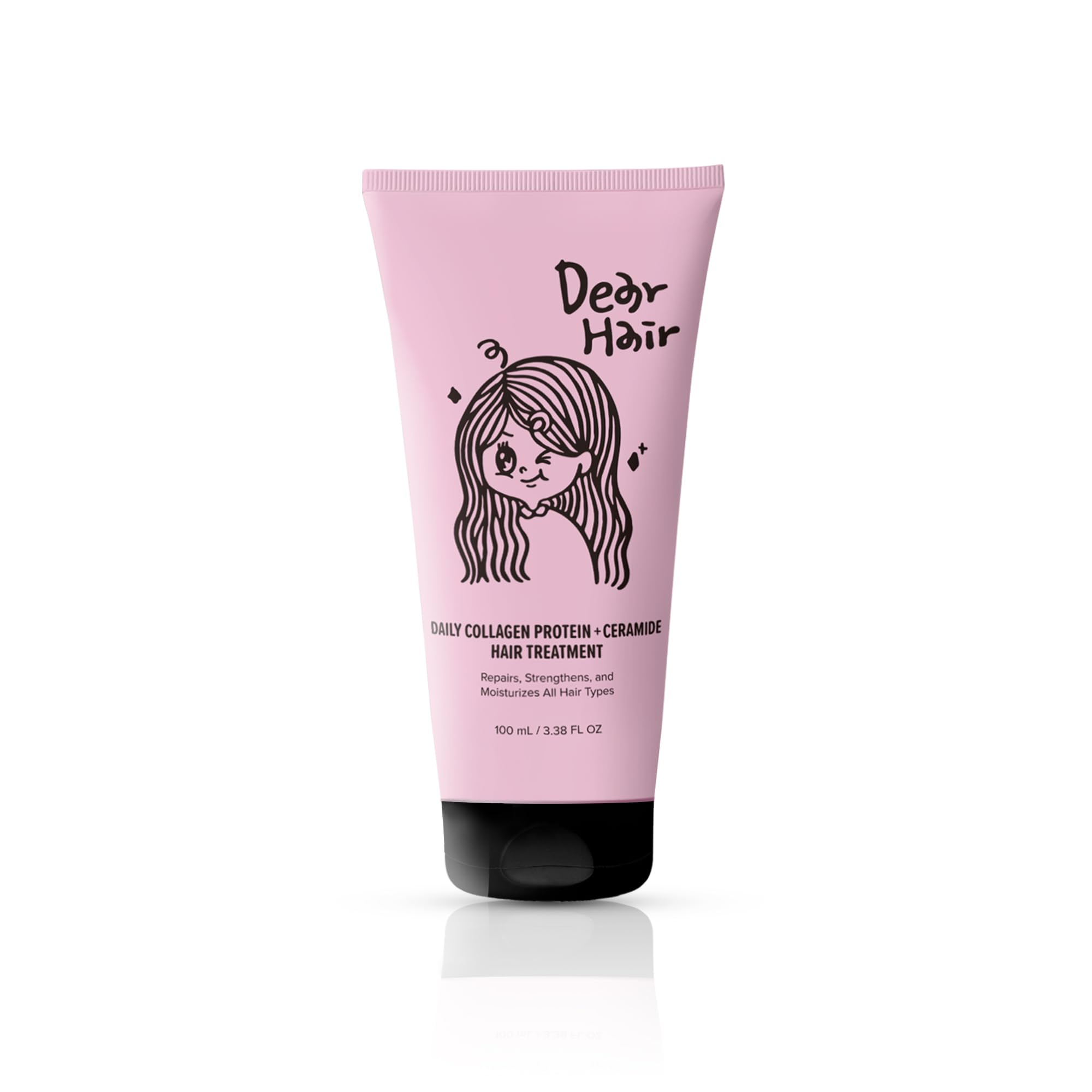 DEAR HAIR botella de tratamiento con colágeno y ceramida para cabello dañado