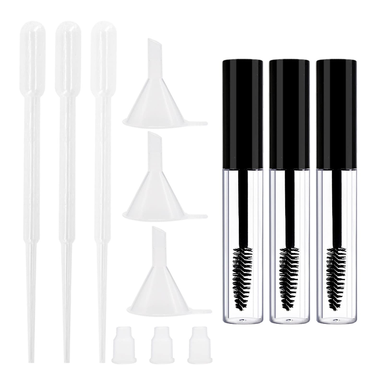 Debaishi tubos mascara 10 ml con pincel para aplicacion precisa
