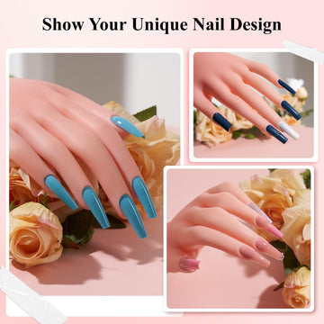 Set de accesorios Deciniee para uñas, con arcilla, guías y decoraciones.
