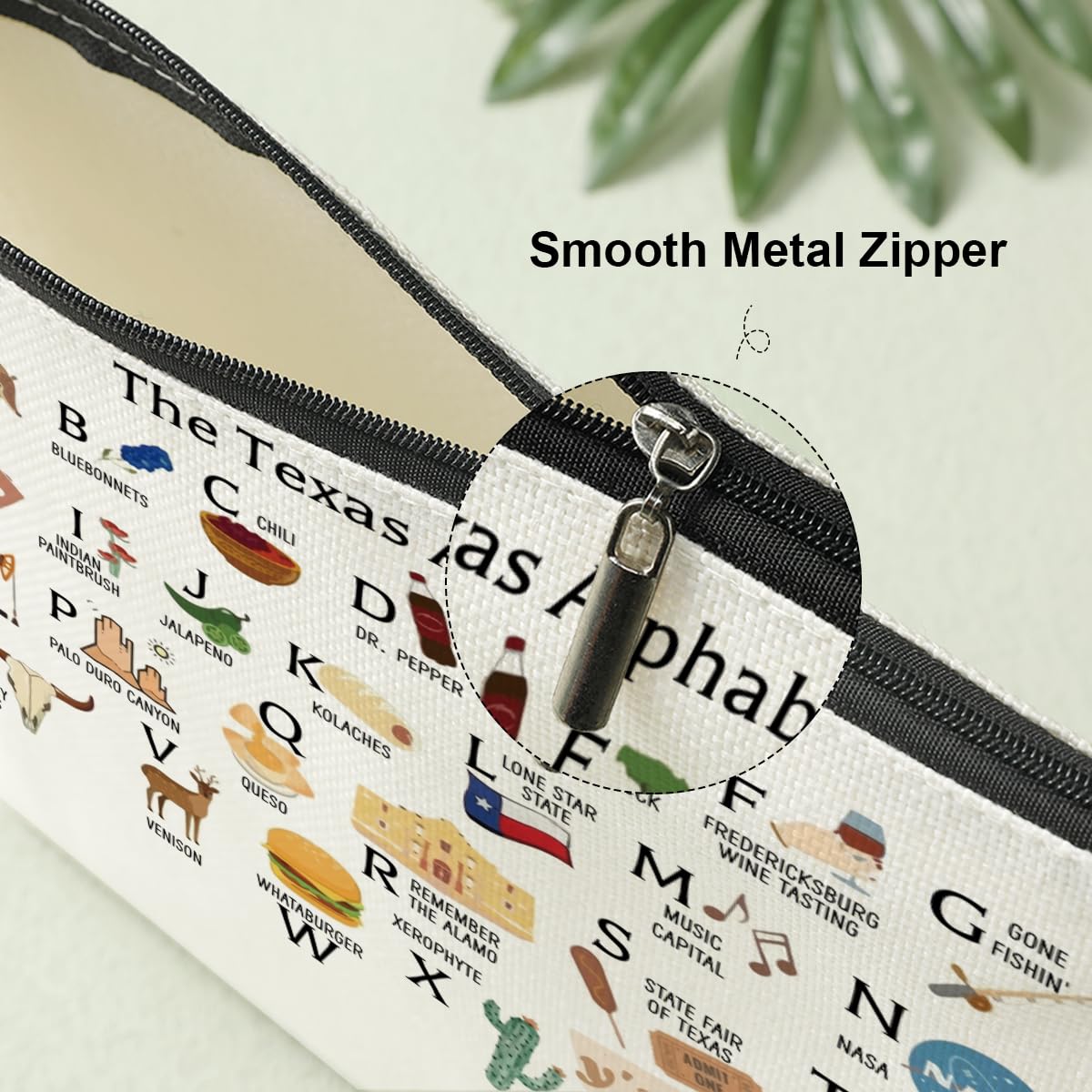 Decohim bolso cosméticos Texas, tamaño compacto para viajar