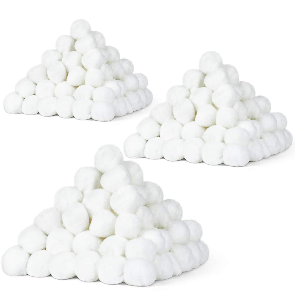 DecorRack bolas de algodón para cosmética y limpieza facial suave.