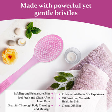 DecorRack cepillo de ducha para exfoliar el cuerpo y revitalizar la piel.