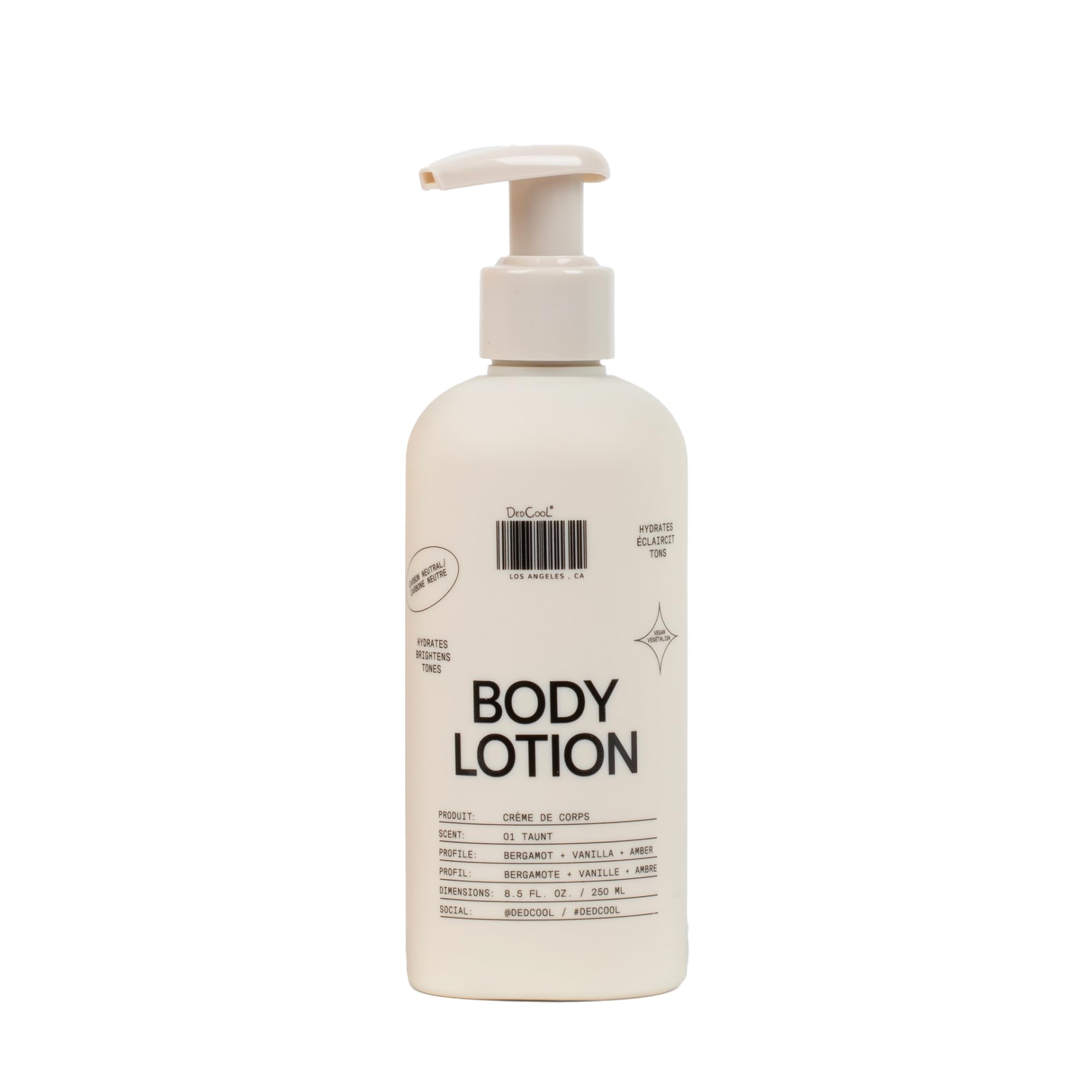 DedCool Taunt loción corporal en botella, aroma seductor para tu rutina diaria.