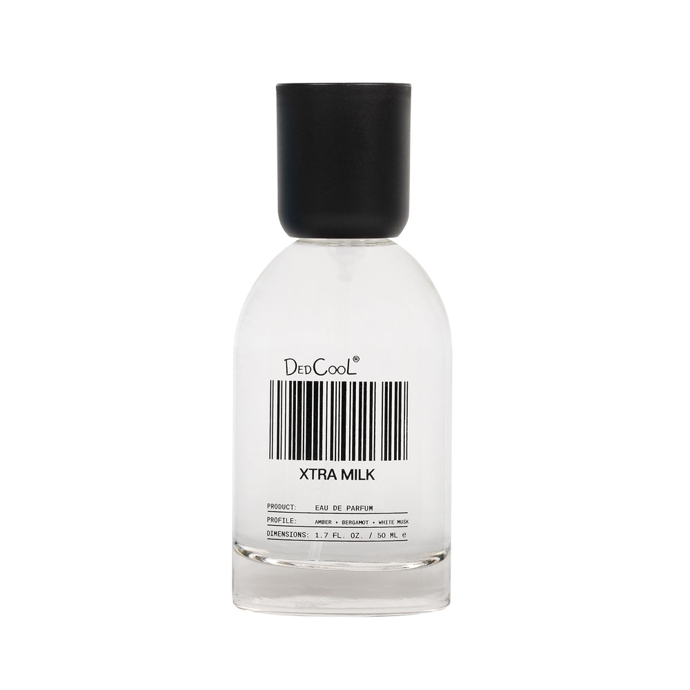 DedCool Xtra Milk: botella de vidrio elegante para uso diario.