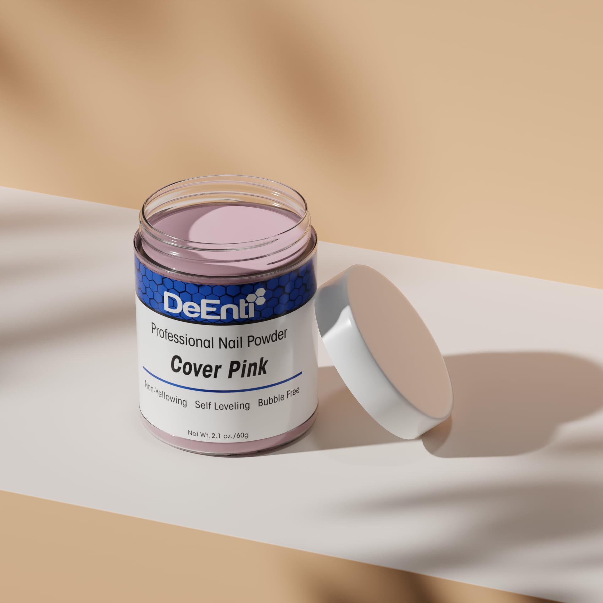 DeEnti polvo acrílico, adherencia fuerte para modelado estable.