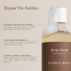Deep Steep Bubble Bath: espuma densa, momento de spa en casa