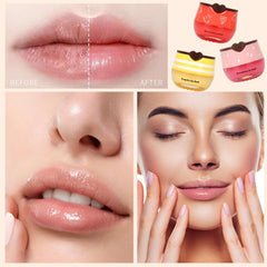 Deepmind mascarilla con propóleos y fresa para labios suaves.