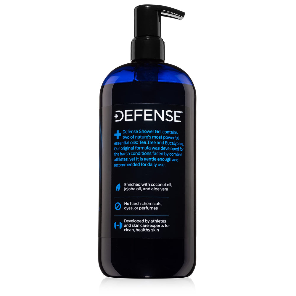 Defense Soap Jabon corporal de arbol de te, protección suave contra irritaciones de la piel.