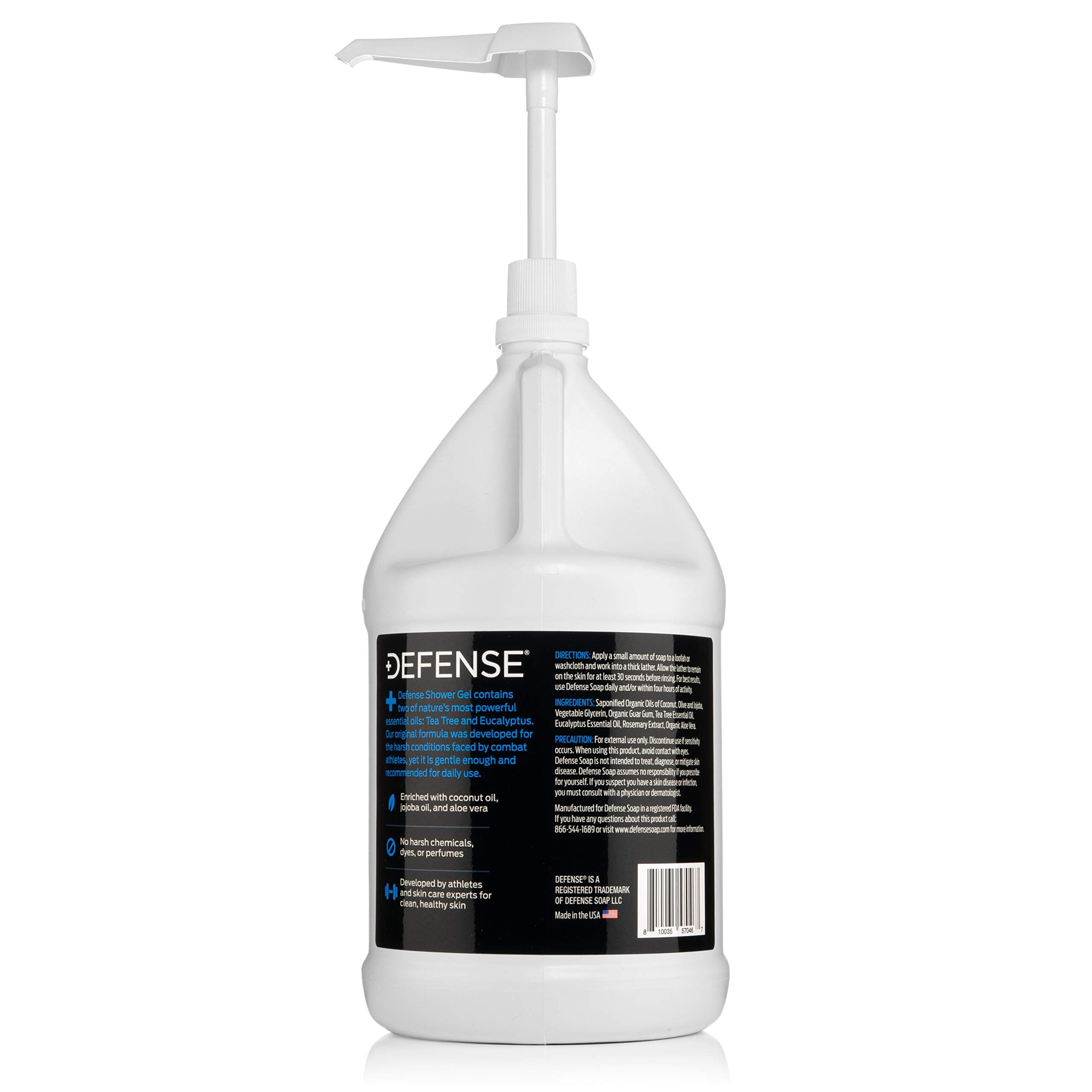 Defense Soap Body Wash, experiencia de ducha agradable, aroma suave y sin mentolado residual.