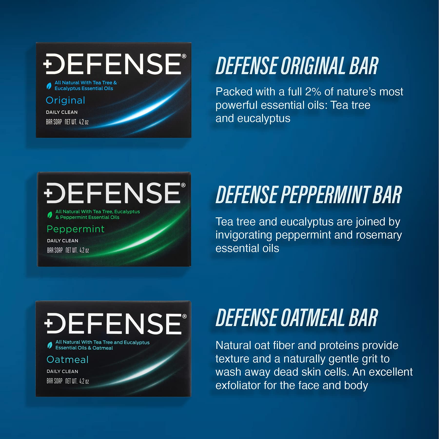 Defense Soap jabon arbol-de-te textura crema cercana, sensación suave